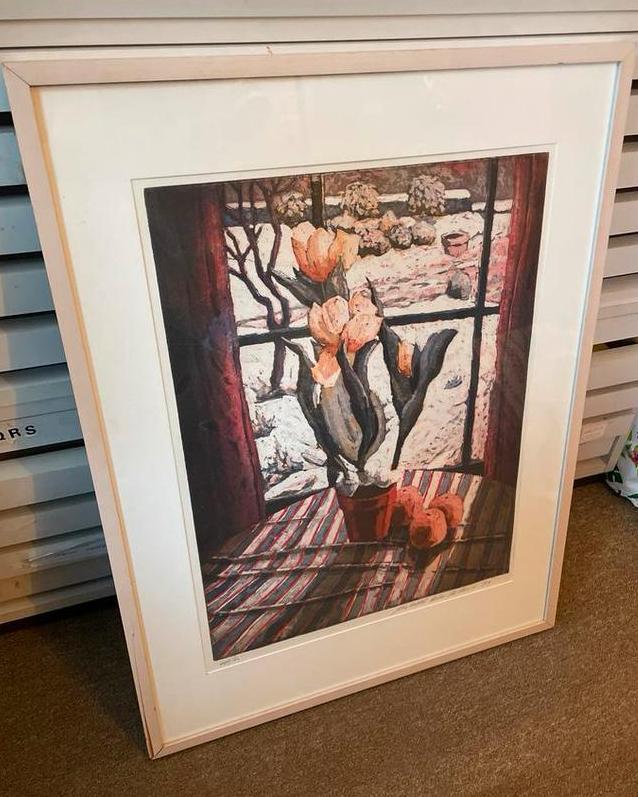 Marcel Schellekens - Tulpen in de sneeuw, 1994, Ophalen
