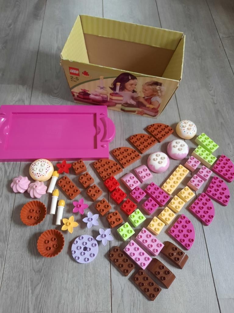 Lego Duplo 6785 taartjes gebakjes set, Ophalen of Verzenden, Gebruikt, Duplo