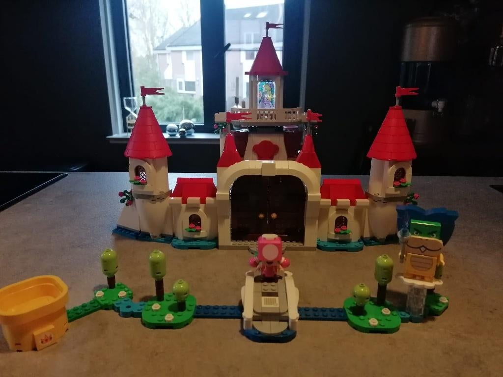 LEGO Super Mario 71408 Peach's Castle, Ophalen, Zo goed als nieuw, Complete set, Lego