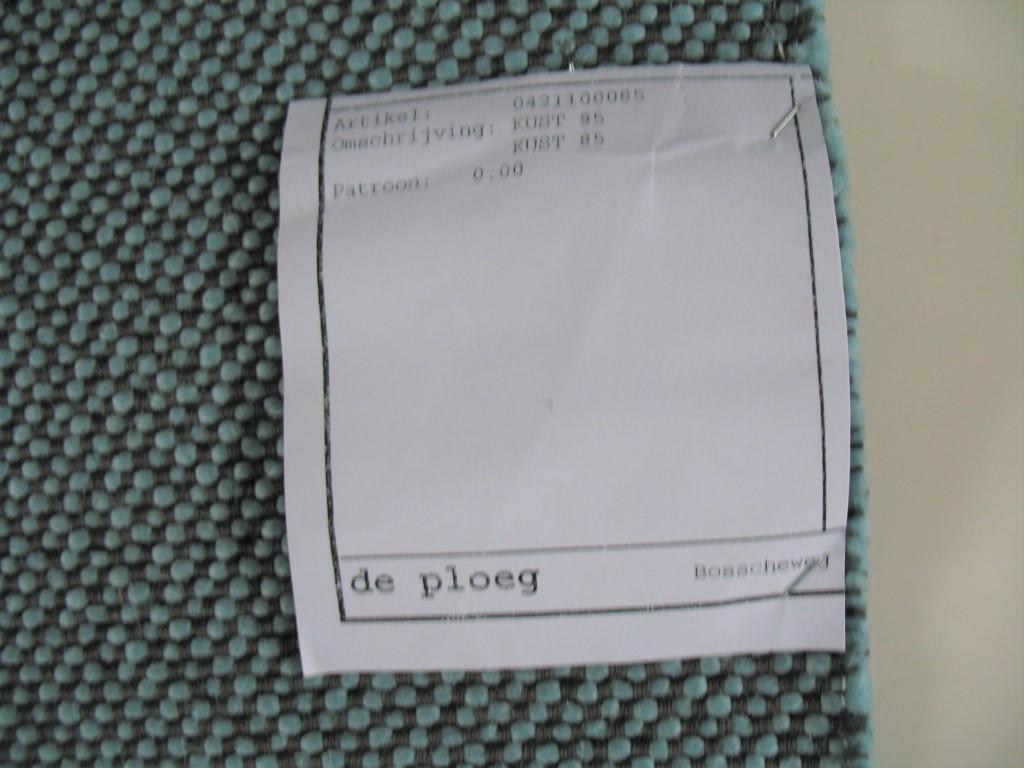 De Ploeg Kust 0085 lichtblauw+grijs 5,3 meter meubelstof P/M, Hobby en Vrije tijd, Stoffen en Lappen, Wol, Blauw, 120 cm of meer