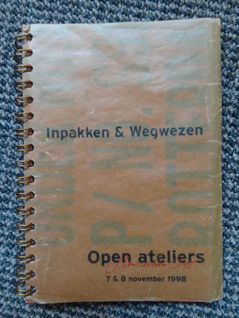 Inpakken en wegwezen, Open ateliers, 1998, Amsterdam Oost, Verzenden, Gelezen, Schilder- en Tekenkunst