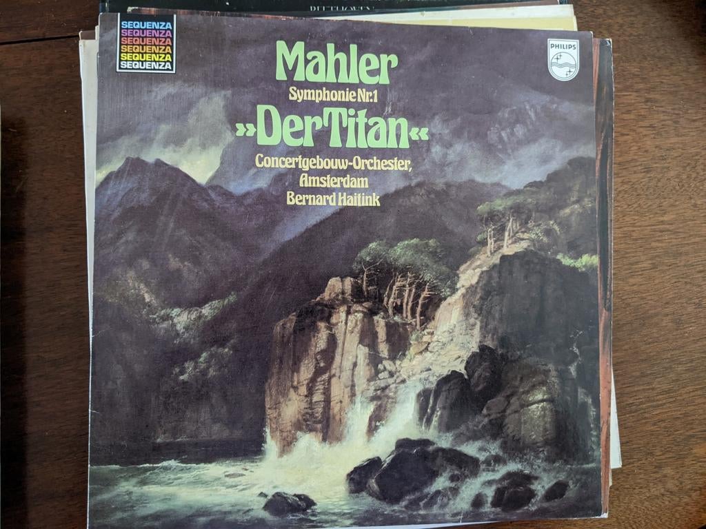 Mahler - Der Titan - Concertgebouw Orkest LP, Cd's en Dvd's, Vinyl | Klassiek, Ophalen of Verzenden, Zo goed als nieuw, Romantiek
