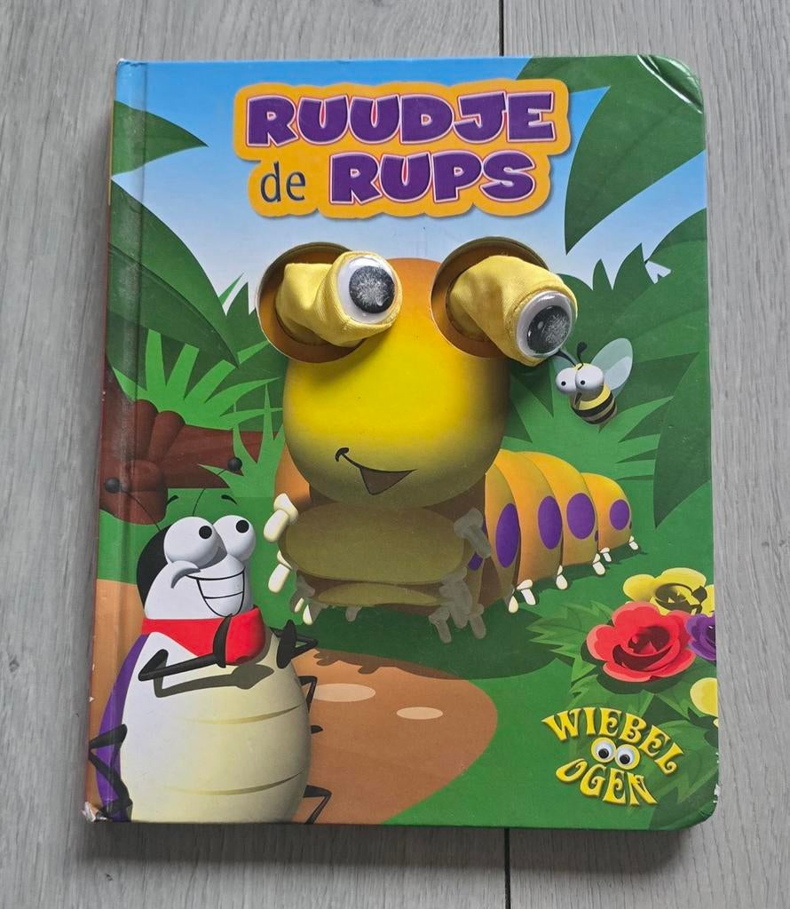 Ruudje de Rups - Wiebel Ogen Boek, Boeken, Onbekend, Ophalen of Verzenden, Zo goed als nieuw, Uitklap-, Voel- of Ontdekboek