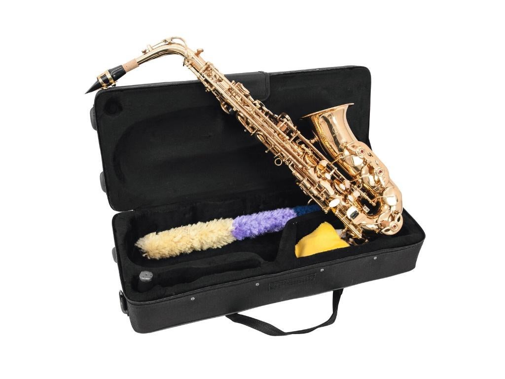 DIMAVERY SP-30 Eb Alto Saxophone gold, ., Saxofoon, Nieuw, Ophalen of Verzenden