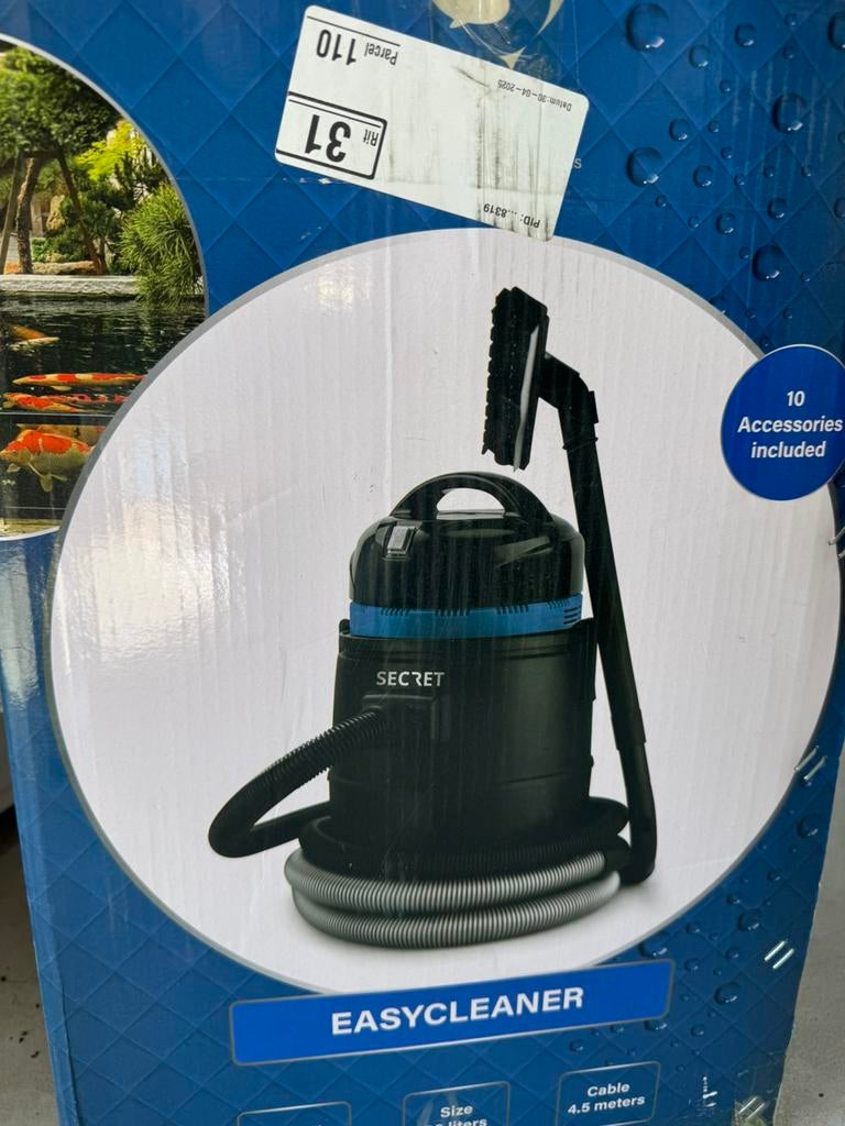 Secret Easycleaner vijverstofzuiger, Ophalen of Verzenden, Nieuw, Overige typen