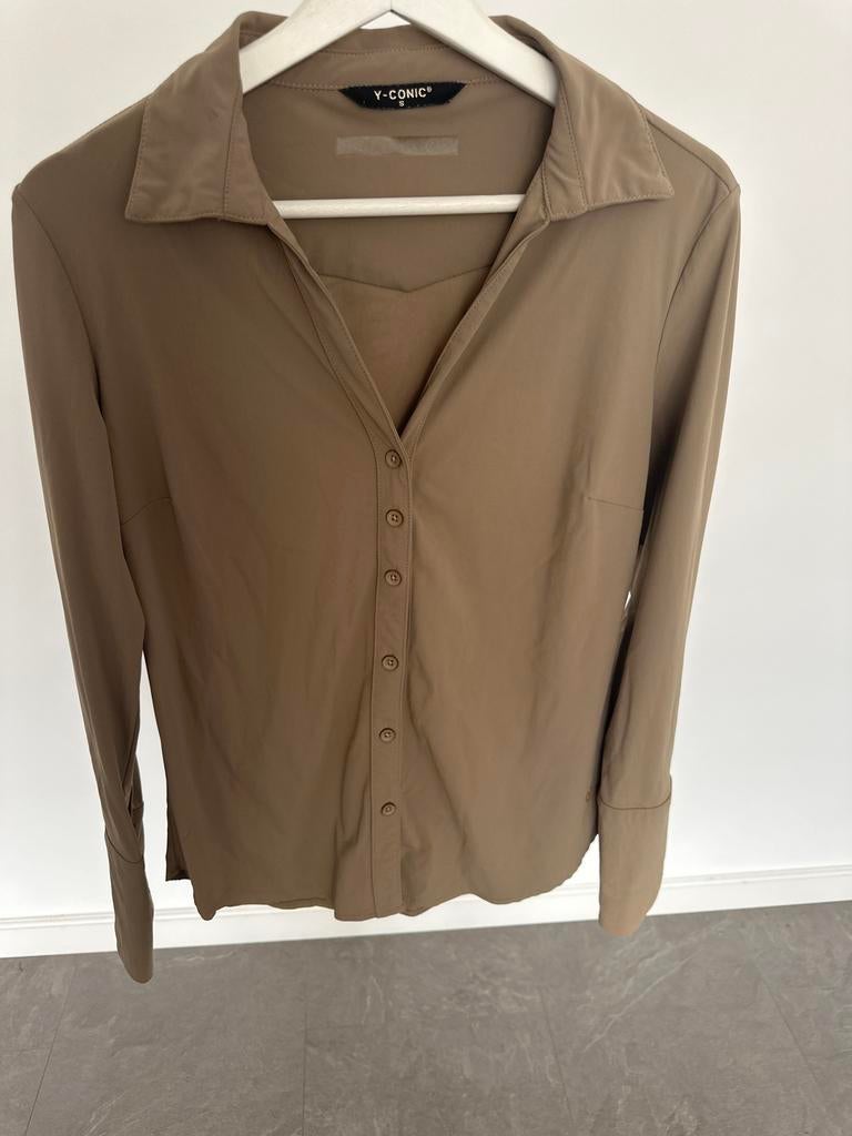 Y-Conic - blouse Maat S, Ophalen of Verzenden, Zo goed als nieuw, Maat 36 (S), Beige