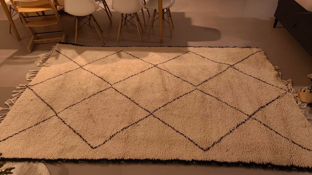 Mooi Marokkaans Weavery vloerkleed - 5m2, Ophalen, Gebruikt, Marokkaans, 150 tot 200 cm