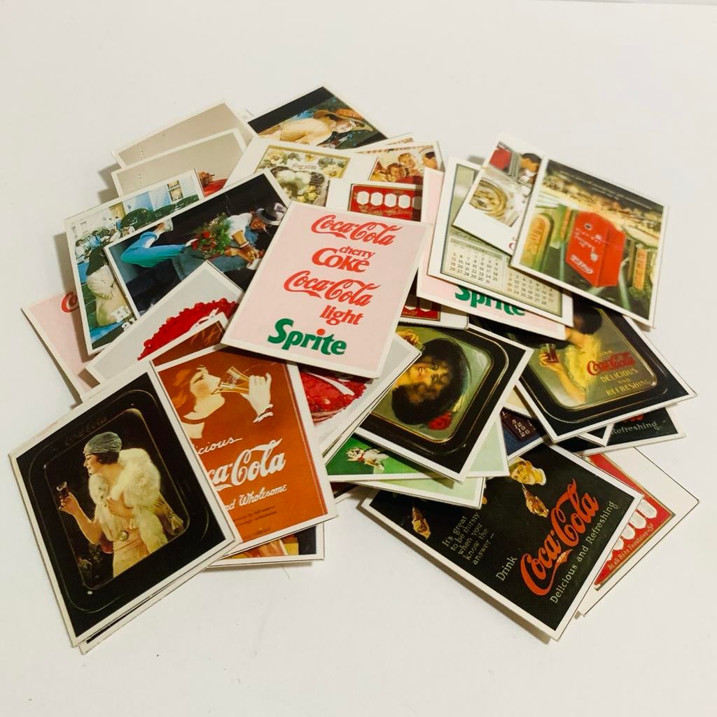 Coca-Cola Reclame kleine Kaarten Collectie, Ophalen of Verzenden, Gebruikt, Overige typen