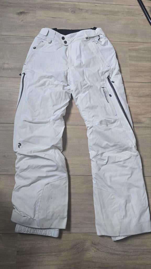 Witte Peak Performance skibroek maat smalle style Cirque P, Kleding | Heren, Wintersportkleding, Broek, Ophalen of Verzenden, Gedragen