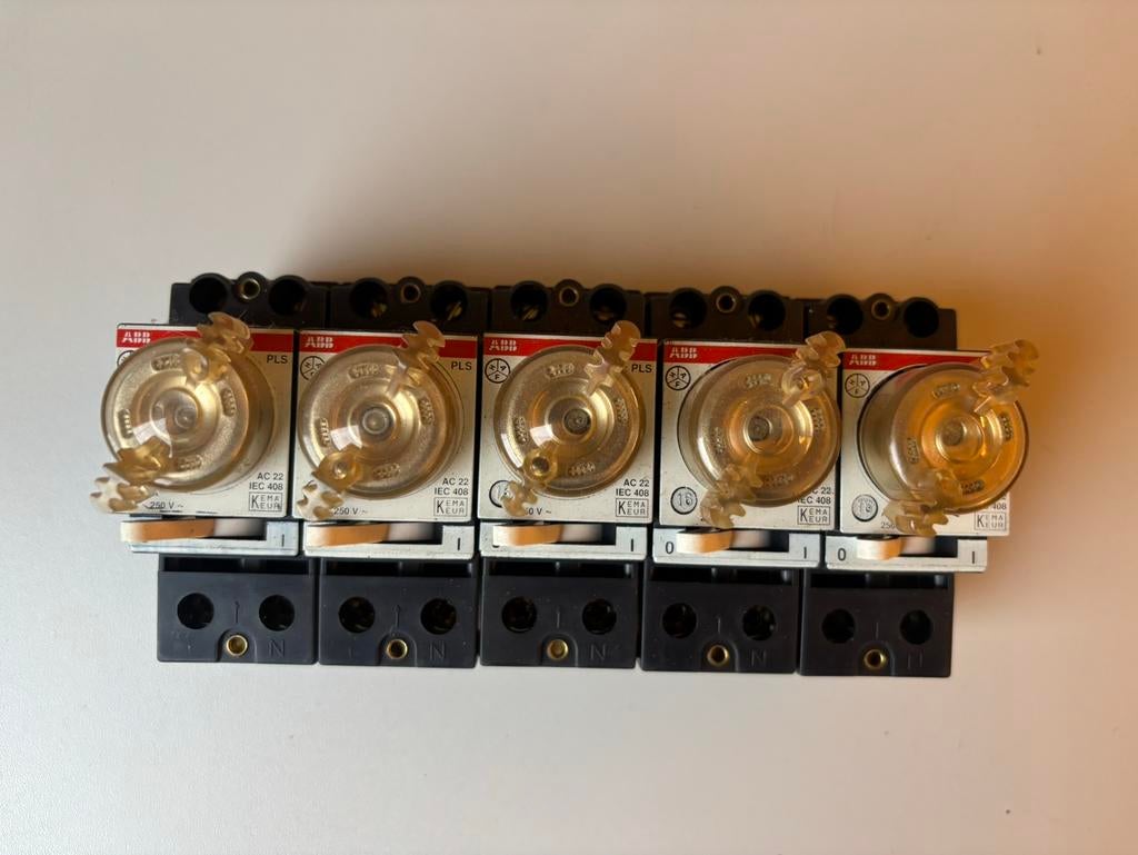 ABB HAF D-patronen 16A (5 stuks), Haf, Gebruikt, ABB, Overige typen