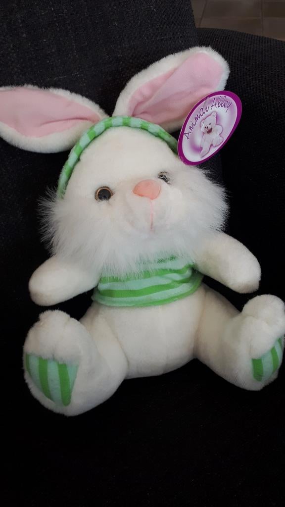 Knuffel haas konijn Nieuw, Ophalen of Verzenden, Nieuw, Overige typen