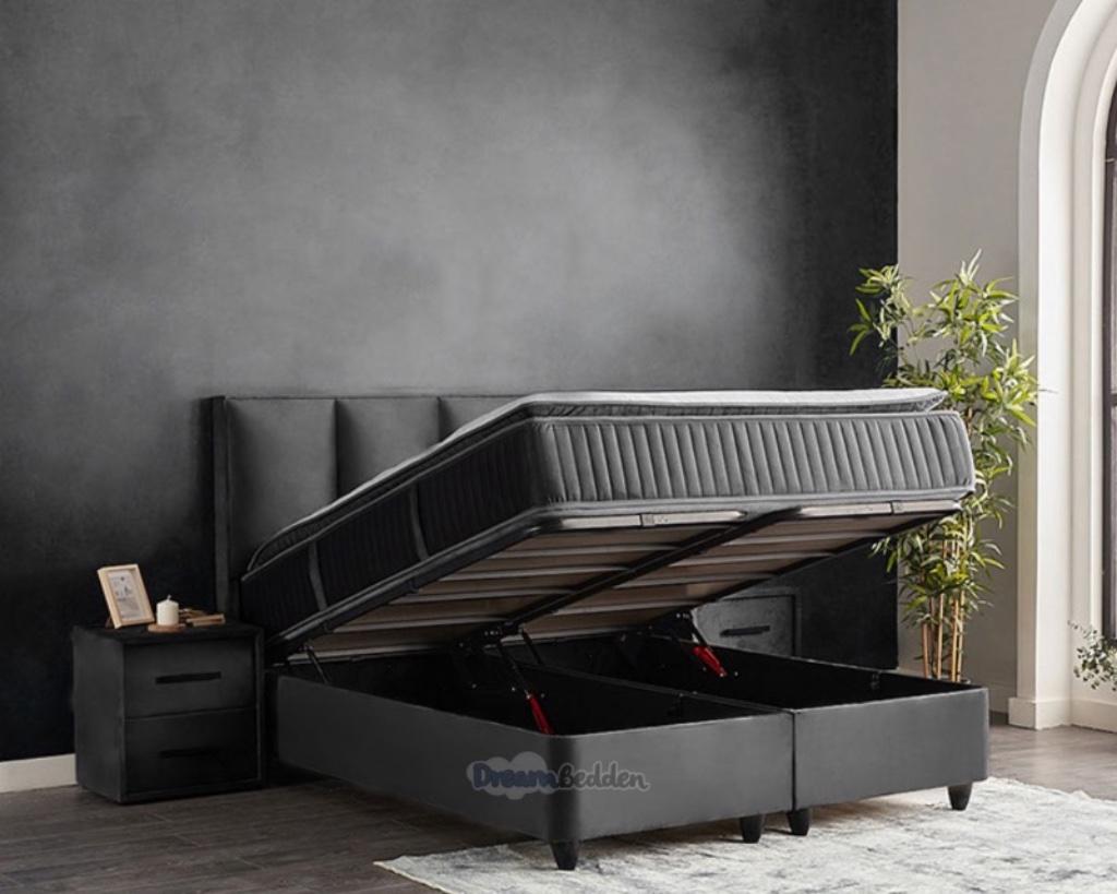 Opbergboxspring Nora Dreambedden, Verzenden, Nieuw, Tweepersoons