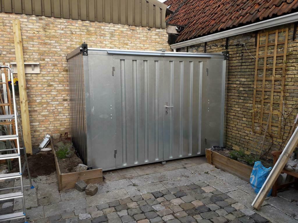 tuinmeubel opslag/tuinberging/snelbouwcontainer/kovobel, Ophalen of Verzenden, Nieuw, Rvs