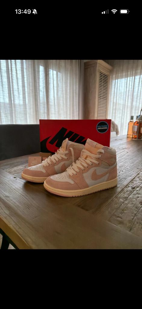 Jordan 1 high washed pink maat 38,5 nieuwstaat!, Ophalen of Verzenden, Zo goed als nieuw, Schoenen