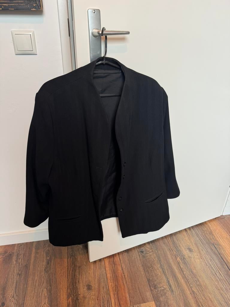 Zwarte blazer, Zwart, Maat 42/44 (L), Ophalen of Verzenden, Zo goed als nieuw