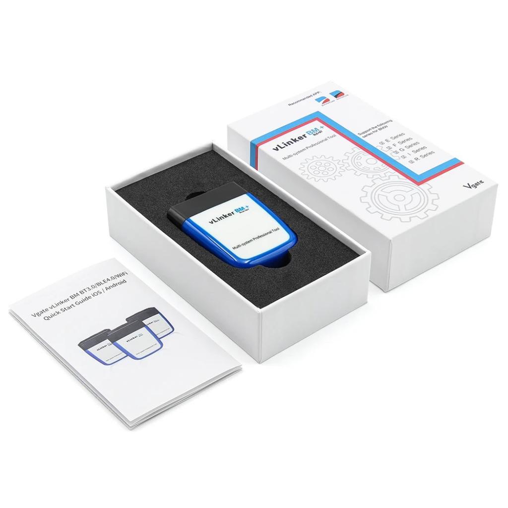Vgate vLINKER BMW MINI BM+ WIFI BT4.0 BIMMERCODE iOS ANDROID, Auto diversen, Ophalen of Verzenden, Nieuw