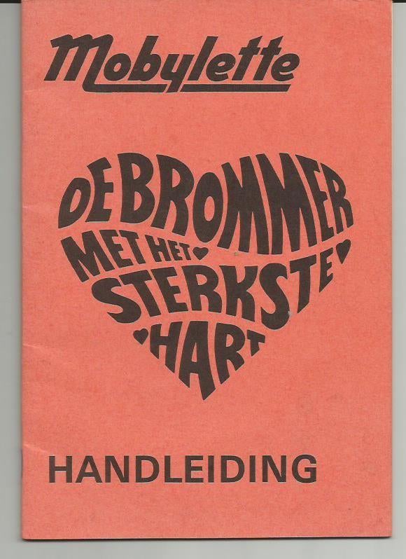 Mobylette Bromfiets Handleiding Minimoby (5927zm), Ophalen of Verzenden, Zo goed als nieuw