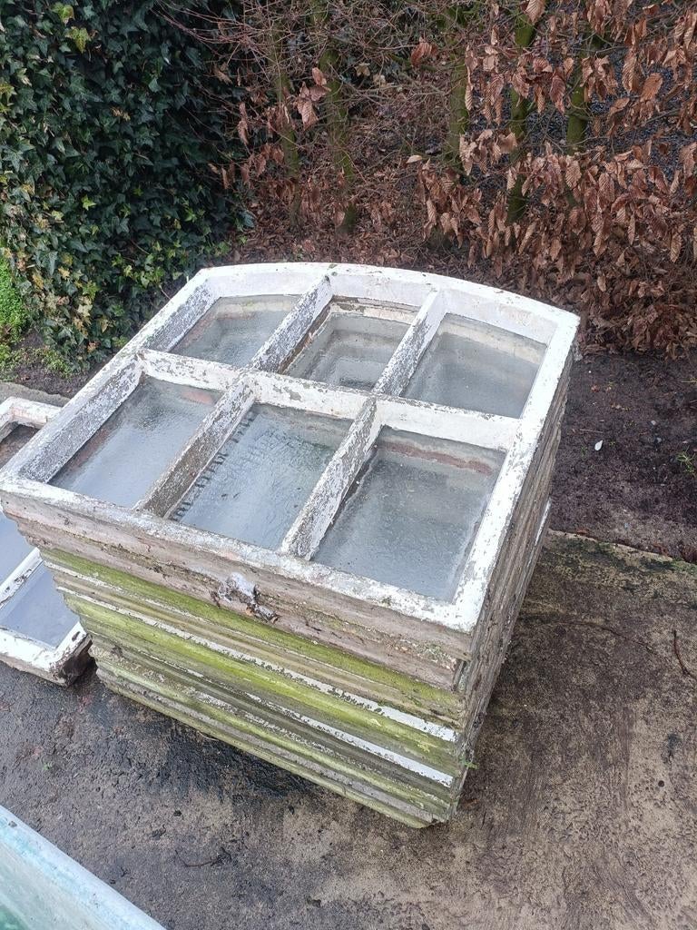 Betonkozijnen uit oude boerderij, Gevelraam of Ruit, Gebruikt, Minder dan 80 cm, Minder dan 80 cm