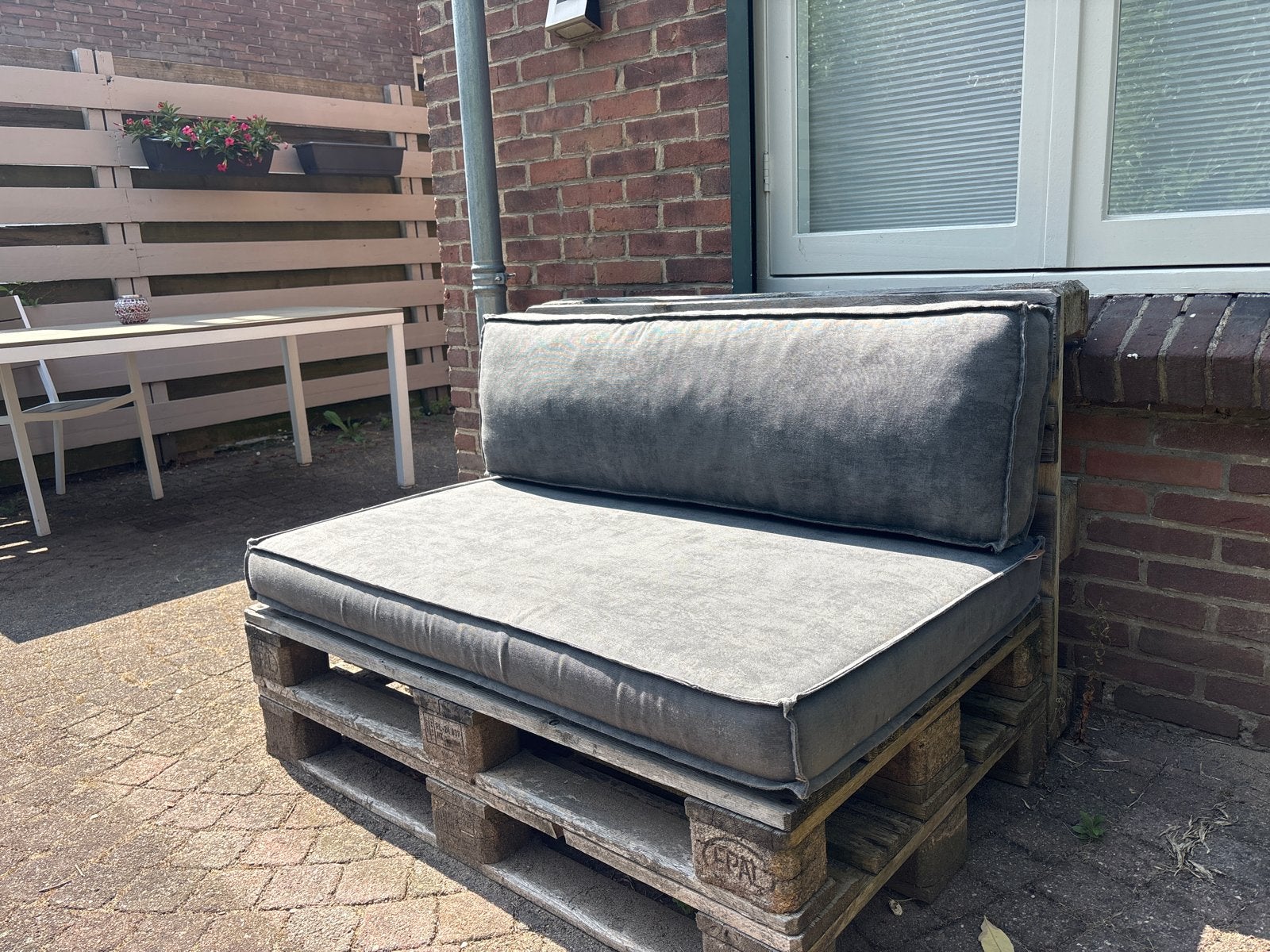 Dutch Tribe Palletkussenset Antraciet, Overige materialen, Gebruikt, Loungeset, Bank