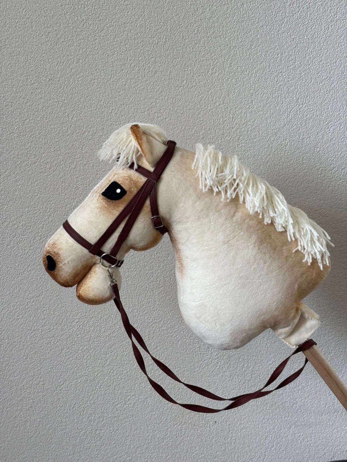 Hobbyhorse met hoofdstel // stokpaard met hoofdstel, Hobby en Vrije tijd, Ophalen of Verzenden, Nieuw
