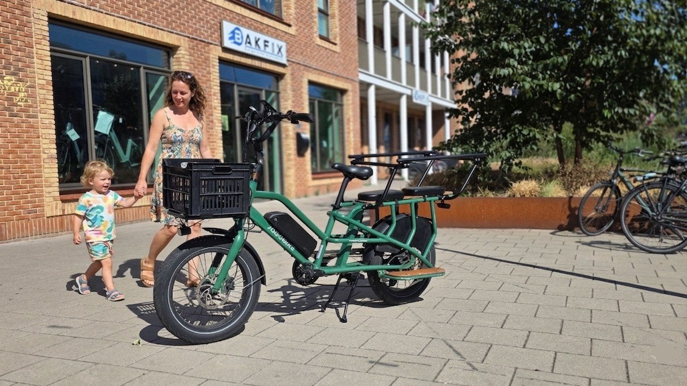 Nieuwe Jobobike Longtail Elektrische Tweelingfiets, Fietsen en Brommers, Fietsen | Bakfietsen, Overige merken, Onbekend, Ophalen of Verzenden