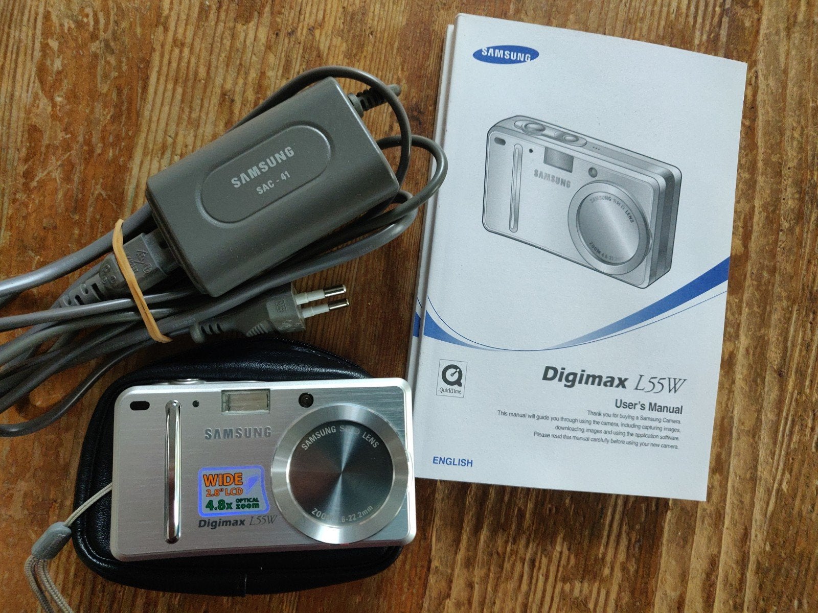 camera Samsung Digimax L55W, Ophalen, Handleiding, Gebruikt, Compactcamera