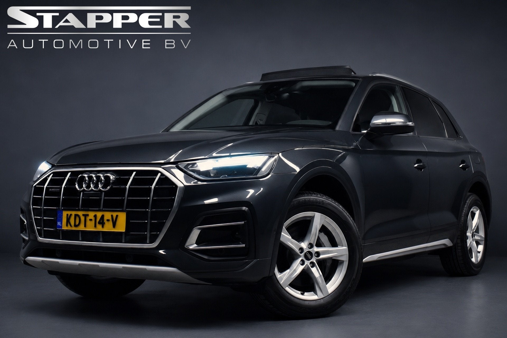 Audi Q5 50 TFSI e 299pk Advanced Edition 1e Eig Dealer OH Pa, Auto's, Automaat, Stof, Gebruikt, 4 cilinders