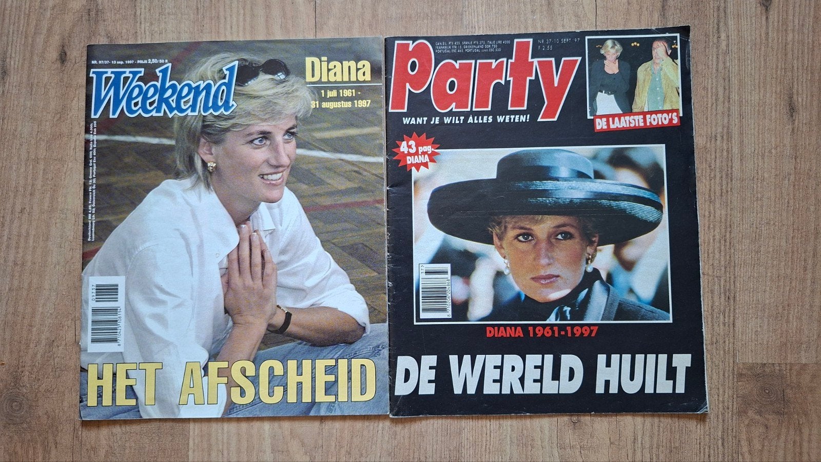 Tijdschriften Weekend en Party / Prinses Diana, Boeken, Ophalen of Verzenden, Gelezen