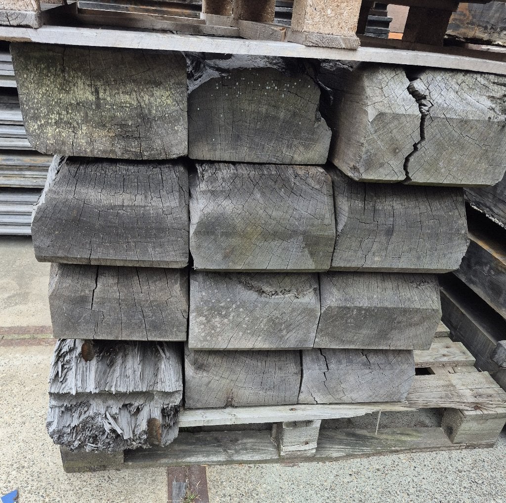 Korte hardhouten Azobé balken van Gordingen, Ophalen, Gebruikt, Hardhout, Minder dan 180 cm