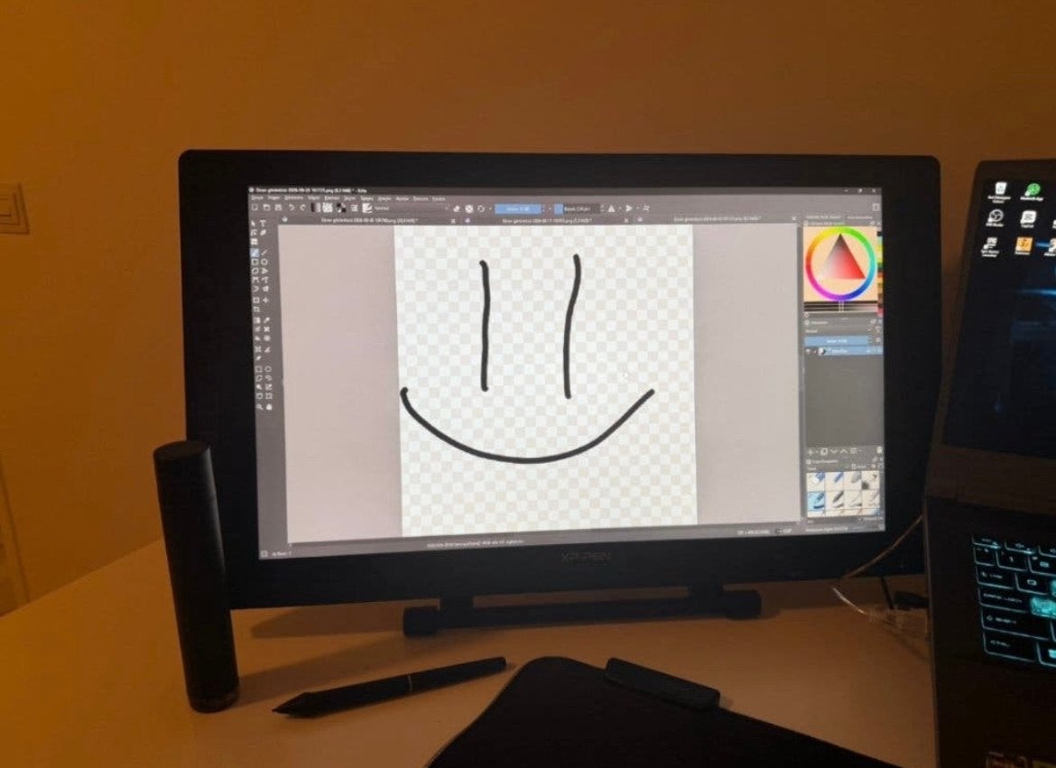 XP-Pen Artist 22E Pro Tekentablet met Scherm, Computers en Software, Ophalen of Verzenden, Zo goed als nieuw, Bedraad