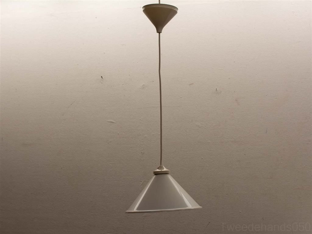witte hanglamp 28877, Ophalen of Verzenden, Gebruikt, Kunststof