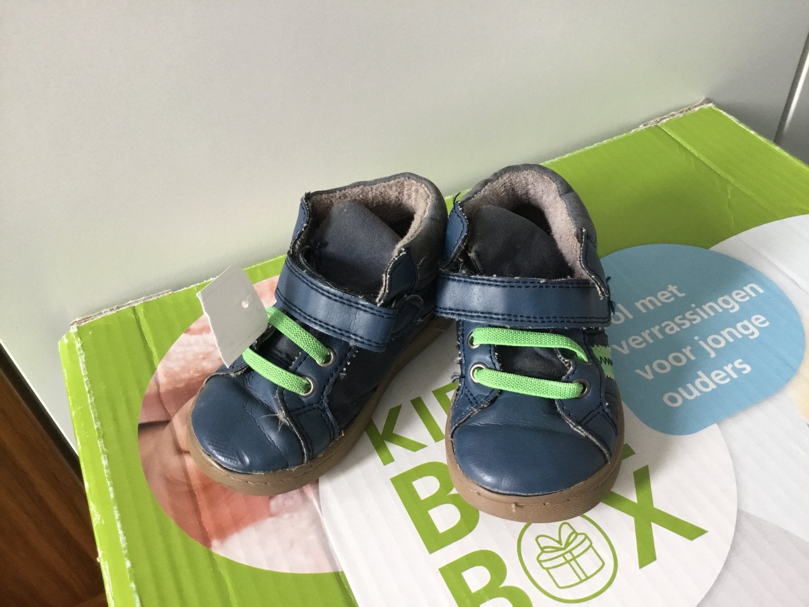 Hoge schoenen maat 21 jongen leer sneakers, Schoentjes, Ophalen of Verzenden, Zo goed als nieuw, Jongetje