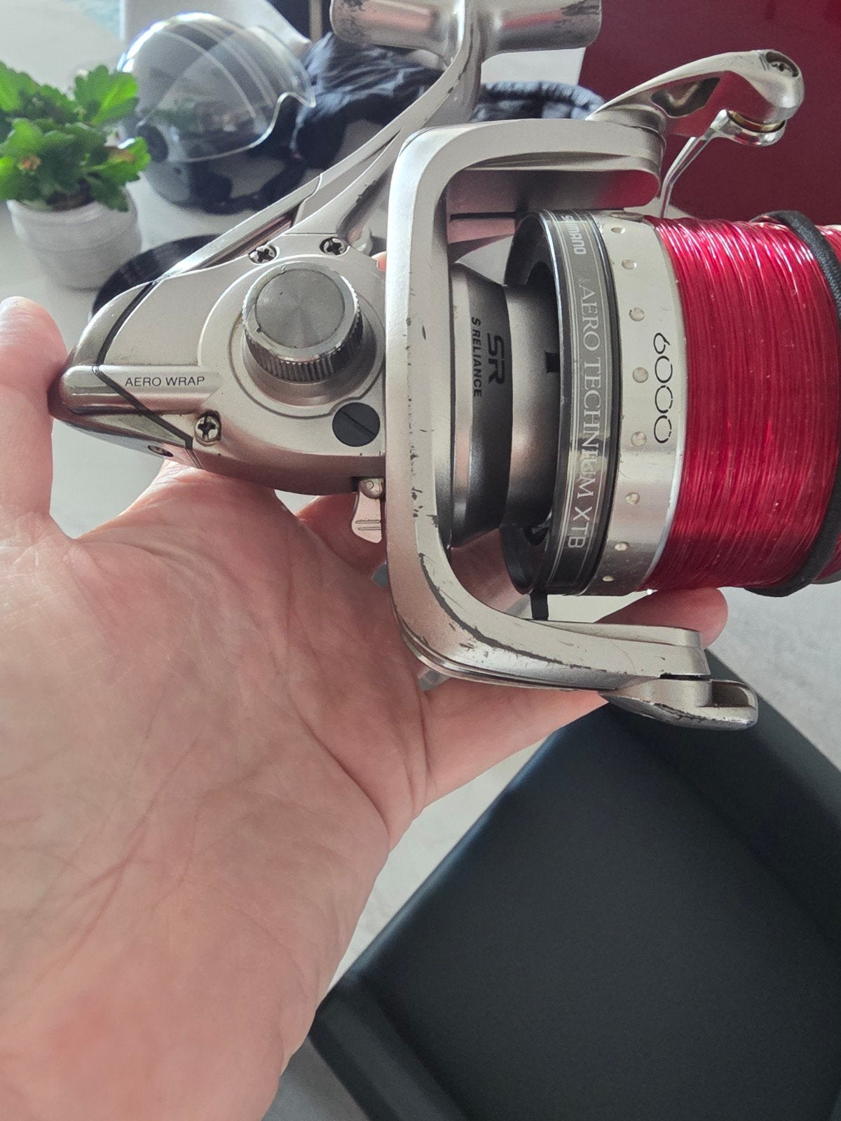 Shimano Aero Technium XTB 6000 Vismolen met extra spoel, Ophalen of Verzenden, Gebruikt, Molen