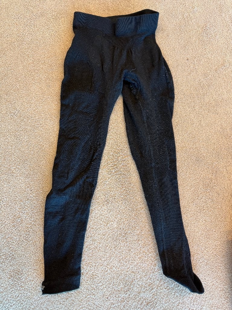 Zwarte Thermobroek van Falke, maat 162, Overige merken, 100 tot 140 cm, Ophalen of Verzenden, Zo goed als nieuw