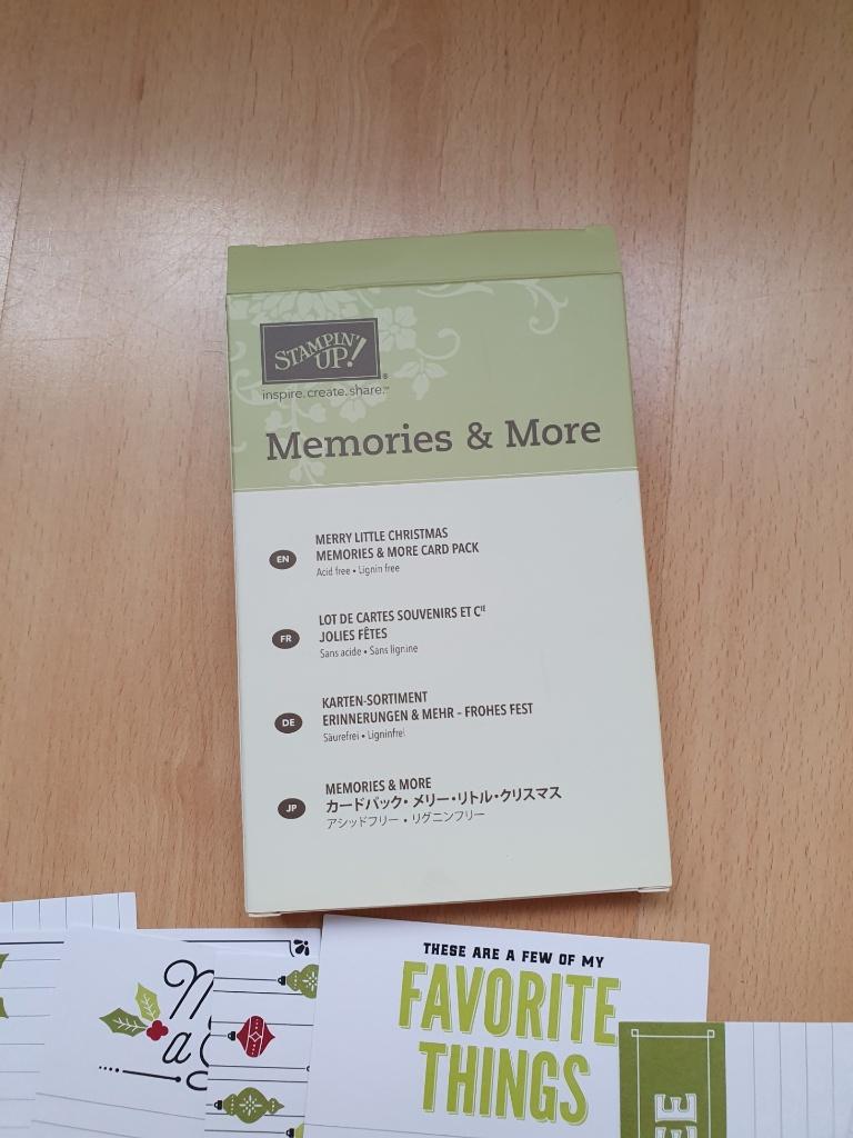 StampinUp! - Memories & More KERST, Hobby en Vrije tijd, Stempelen, Ophalen of Verzenden, Nieuw, Overige typen
