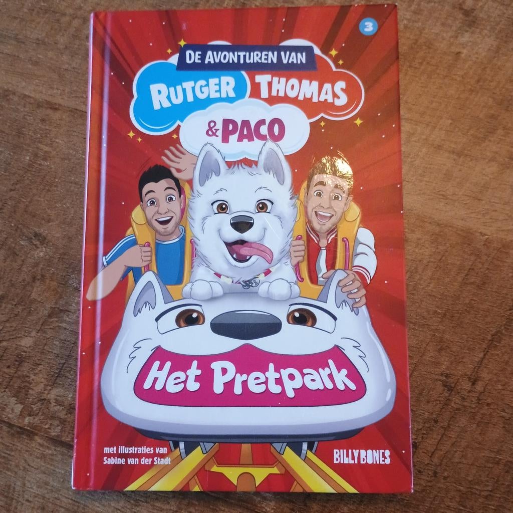 Rutger, Thomas en Paco - Het Pretpark, Rutger Vink; Thomas van Grinsven, Fictie algemeen, Ophalen of Verzenden, Zo goed als nieuw