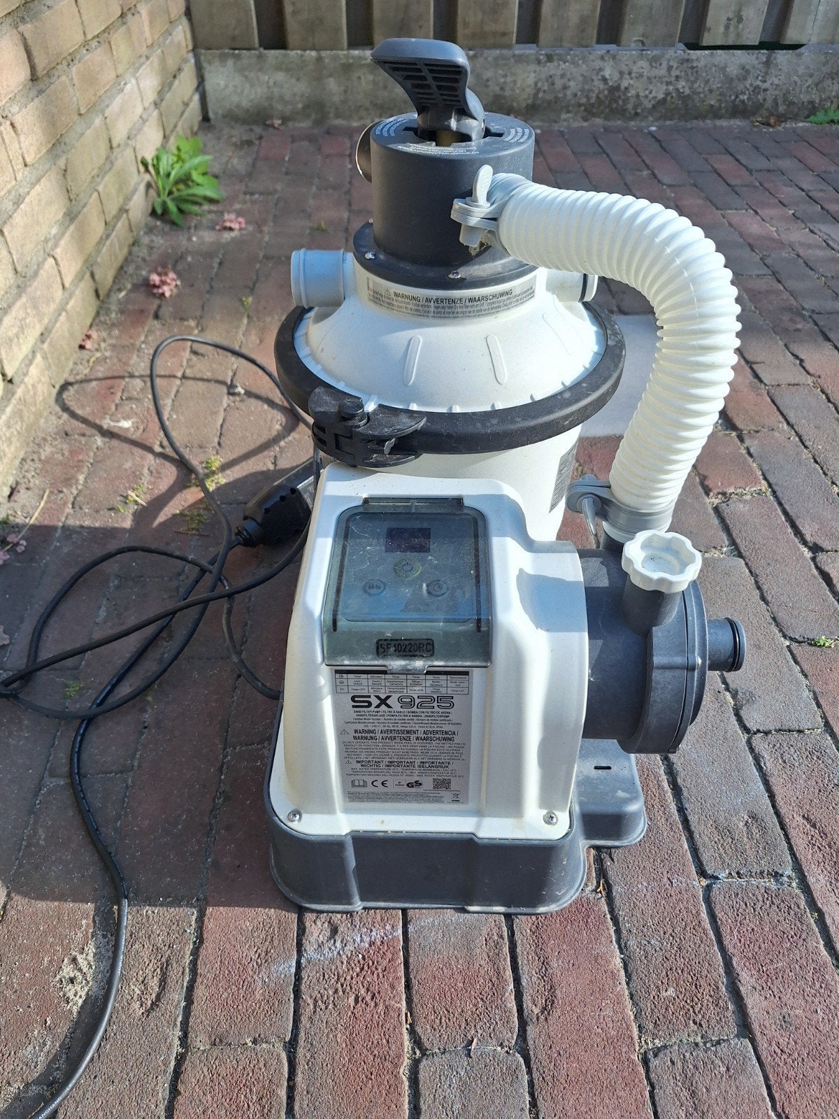 Intex zandfilterpomp SX925 - Zo goed als nieuw, Tuin en Terras, Zwembad-toebehoren, Ophalen, Zo goed als nieuw, Zwembadpomp