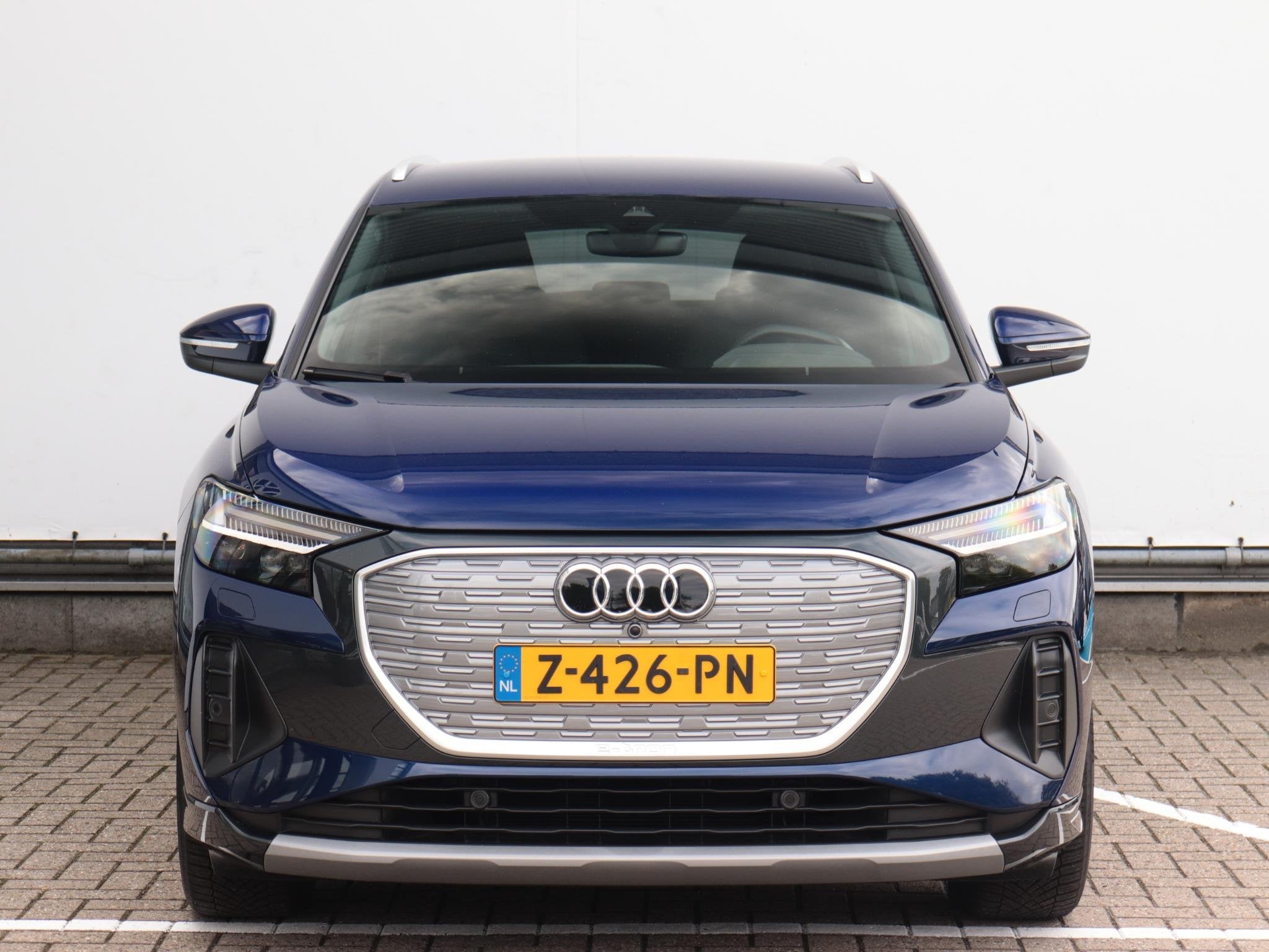 Audi Q4 e-tron 45 Advanced edition 82 kWh | SOH 97.1% | Adap, Auto's, Automaat, Gebruikt, Zwart, 82 kWh