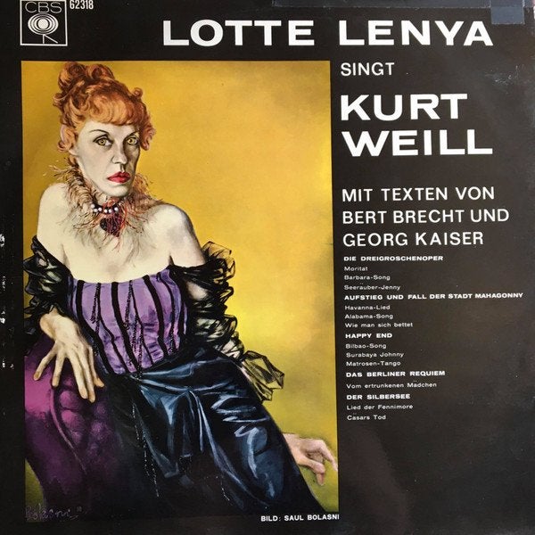 Lotte Lenya zingt Kurt Weill - Theater Songs (LP), Ophalen of Verzenden, Gebruikt, Album