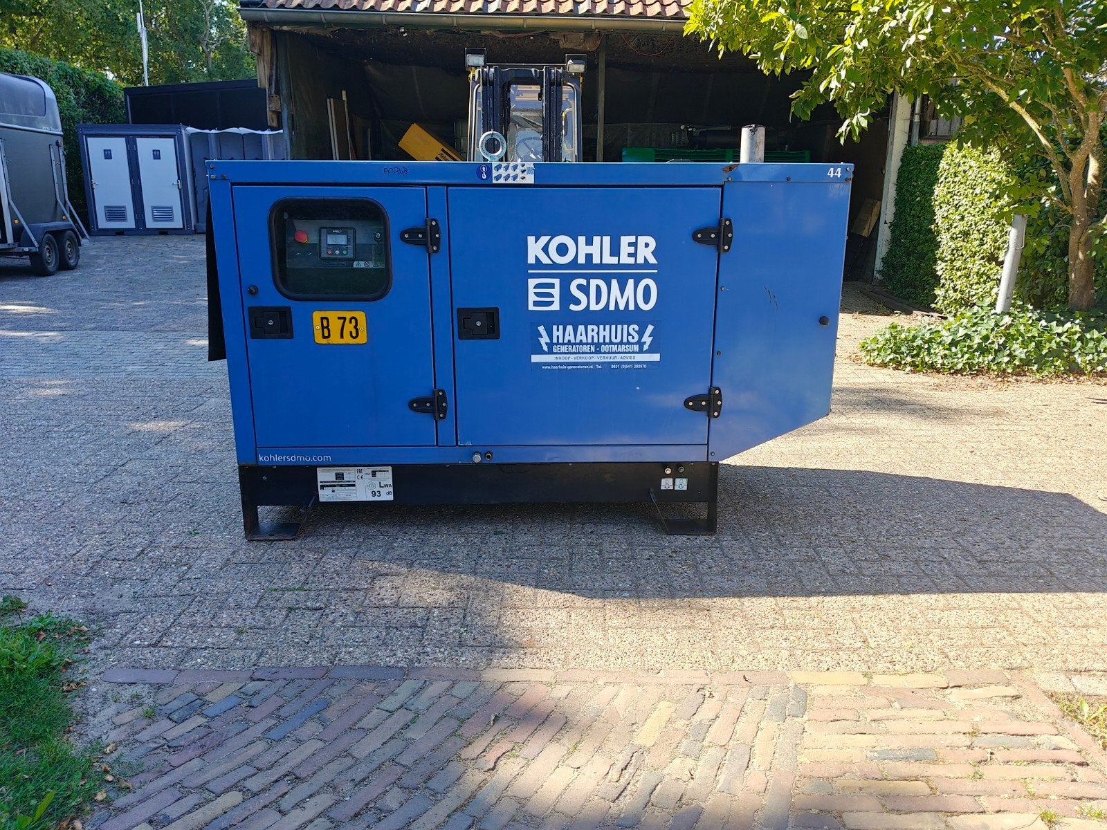 kholer/sdmo aggregaat, Doe-het-zelf en Verbouw, Aggregaten, Ophalen, Dieselolie