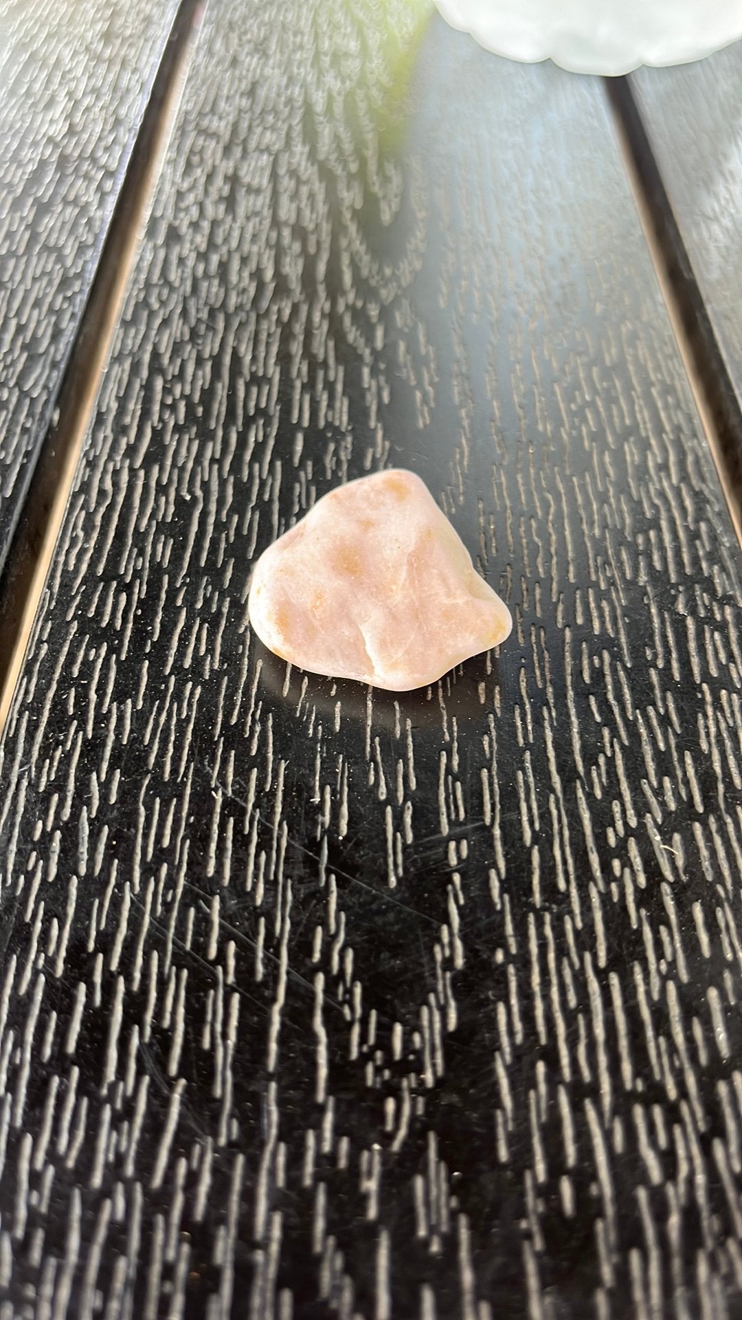 Chalcedoon ca. 2 cm roomwit/roze, Verzenden, Mineraal