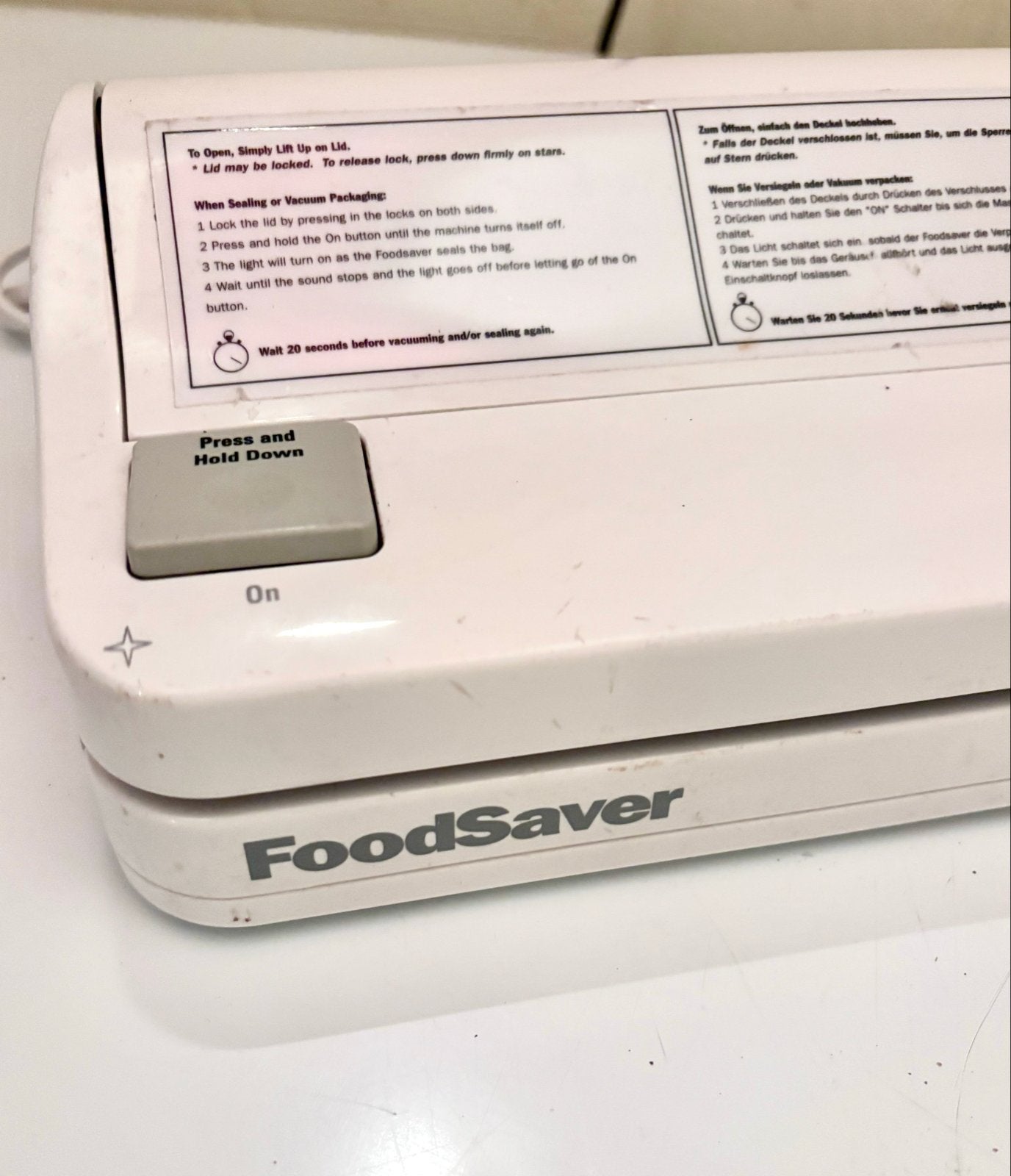 FoodSaver Vacumeerapparaat met vacumeerzakken, Ophalen of Verzenden, Gebruikt
