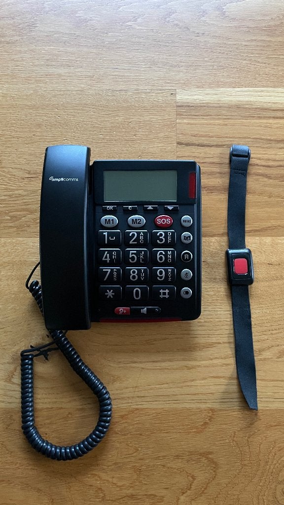 Amplicomms BigTel 50 Alarm Plus - Seniorentelefoon, Telecommunicatie, Ophalen, Zo goed als nieuw
