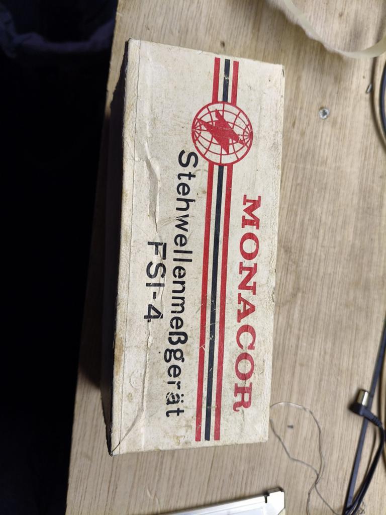 Monacor FSI-4 SWR/Watt Meter - Vintage Radio Apparatuur, Ophalen of Verzenden, Zo goed als nieuw