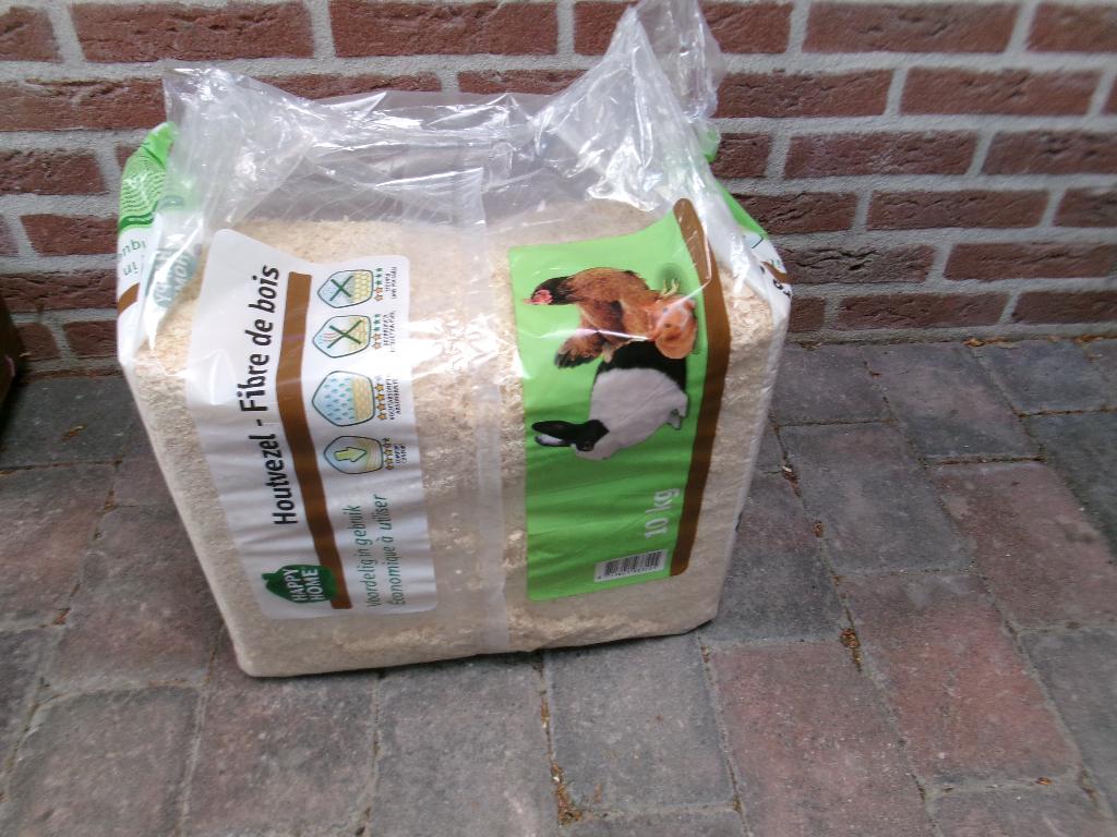 houtvezel, Ophalen, Zo goed als nieuw, Verzorging