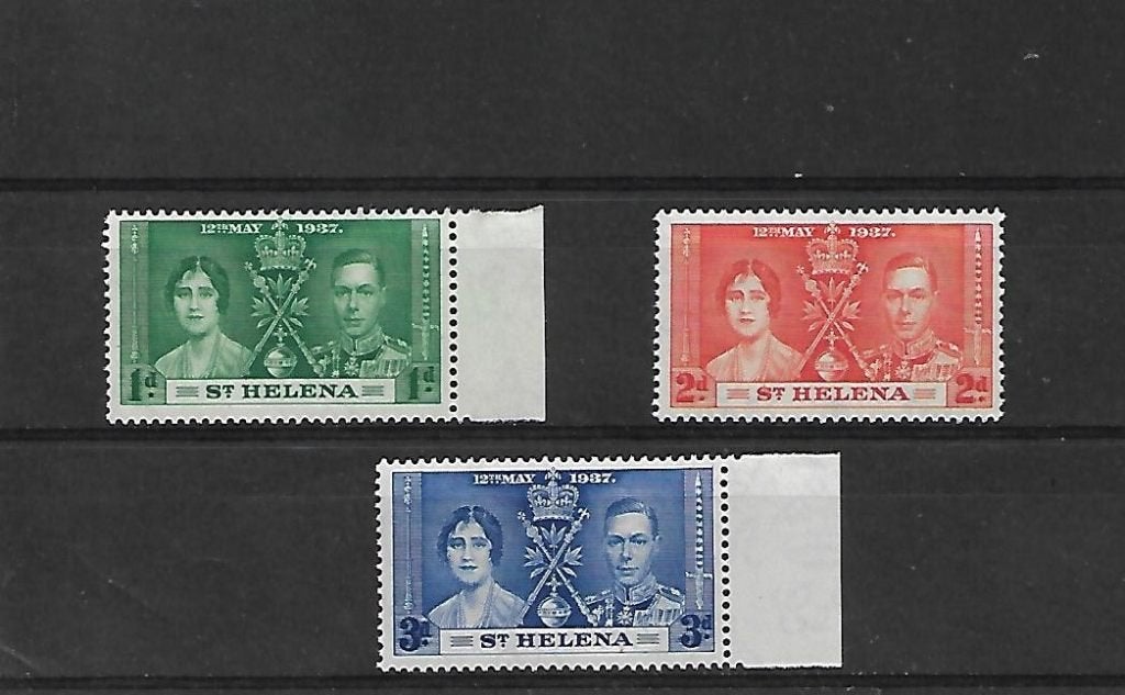 St. Helena  Michel nr. 94-96  Postfris MNH, Ophalen, Postfris, Koningshuis