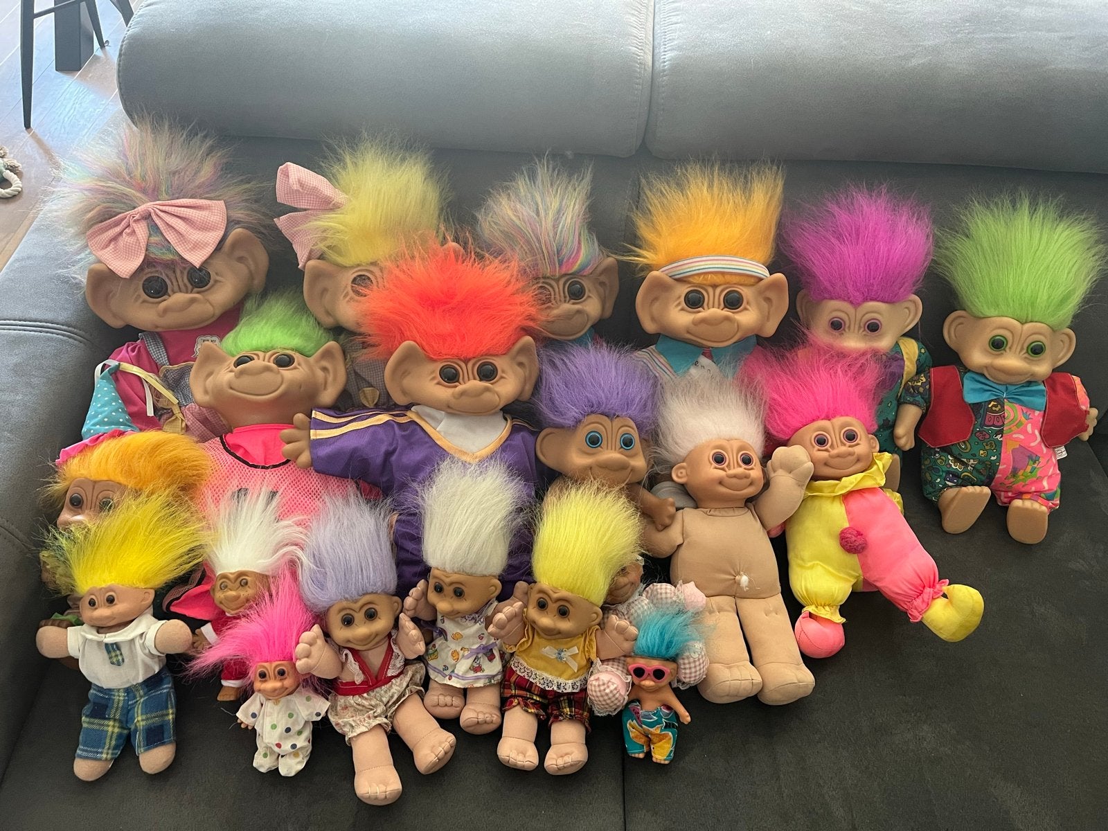 Grote collectie Uneeda Trollen - Diverse kleuren en outfits, Kinderen en Baby's, Speelgoed | Poppen, Ophalen of Verzenden, Gebruikt