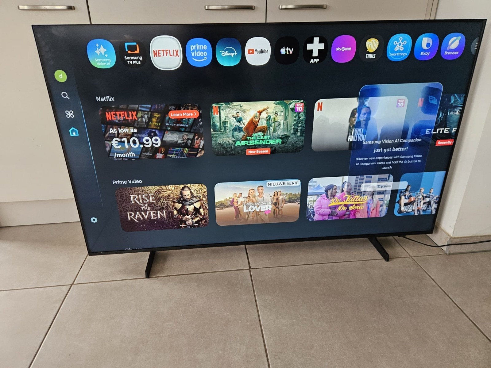 Samsung 58 inch Smart TV met AI new, Ophalen of Verzenden, Zo goed als nieuw, Samsung, 100 cm of meer