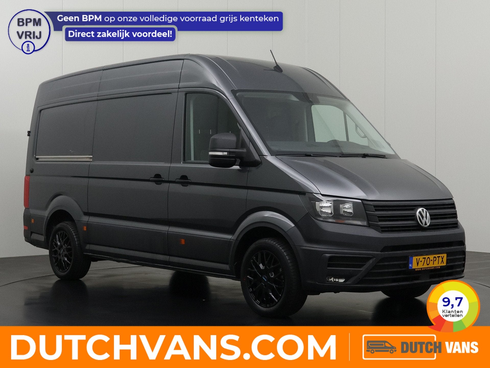 Volkswagen Crafter 2.0TDi 177PK L3H3 Edition | Navigatie | M, Voorwielaandrijving, Dealer onderhouden, Stof, Gebruikt
