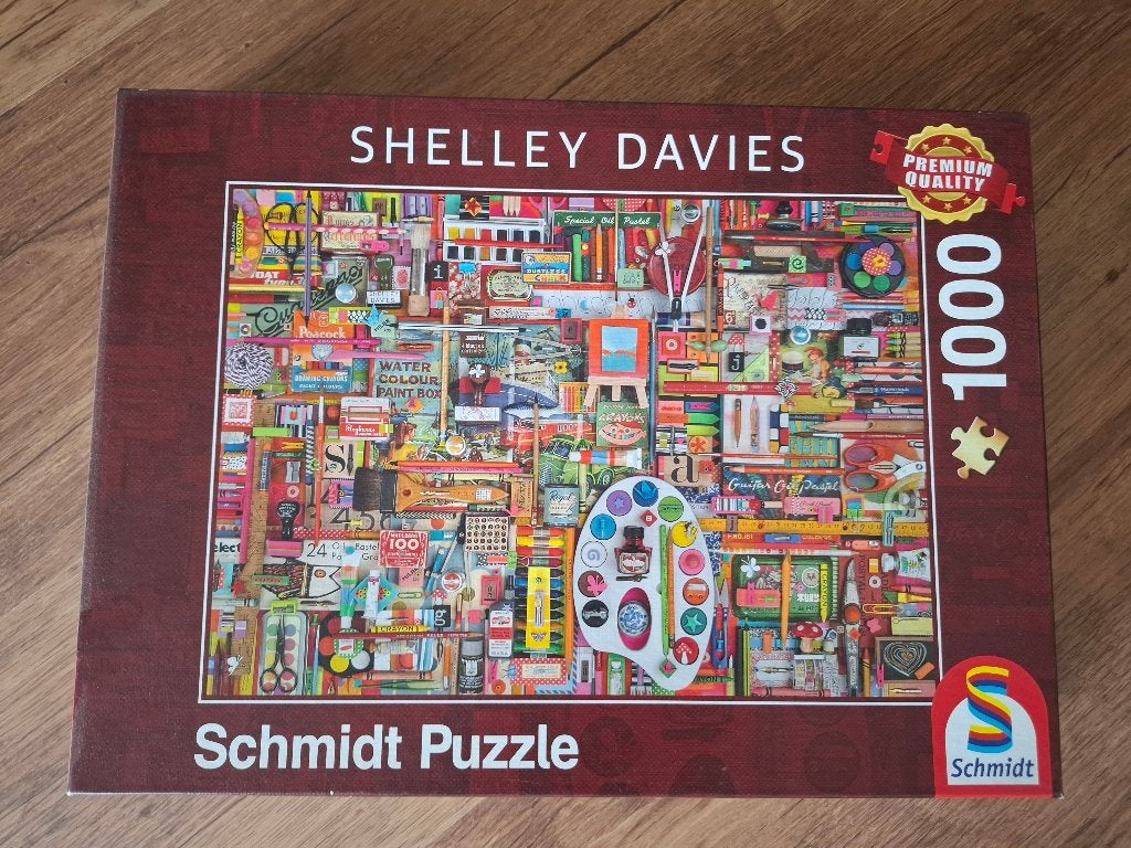 SCHMIDT Puzzel - Shelly Davies - 1000 Stukjes, Ophalen of Verzenden, 500 t/m 1500 stukjes, Zo goed als nieuw, Legpuzzel